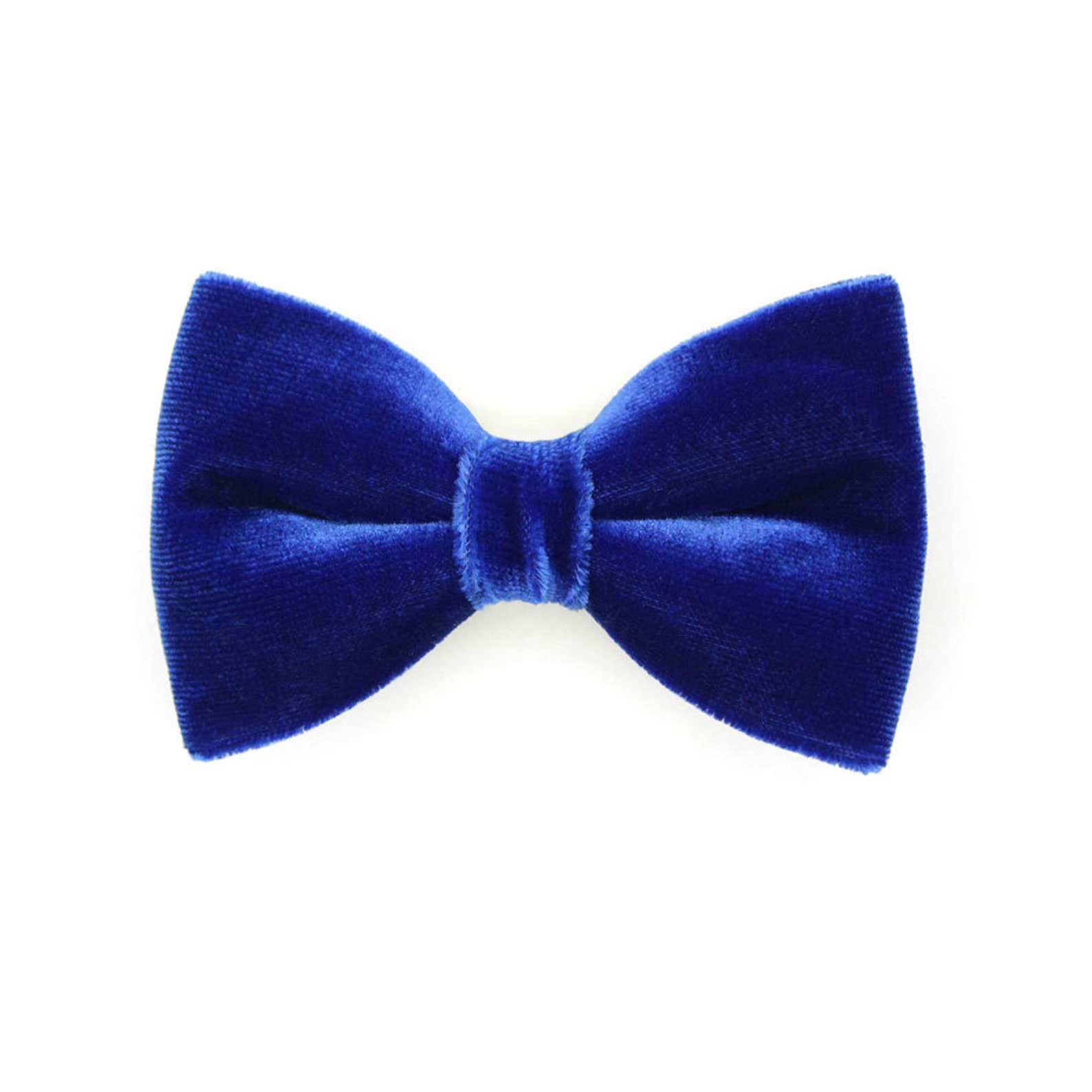 Cat Collar & Bow Tie Set velvet Sapphire Blue Etsy