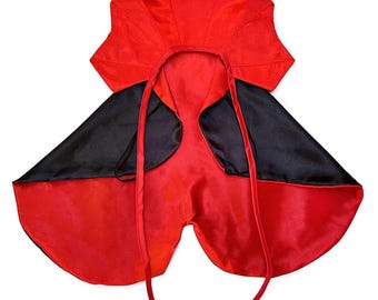 Pet Dracula Costume for Cat Small Dog Halloween Photo Prop for