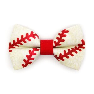 Baseboll kattfluga - "Baseboll" - Röd sportfluga för katthalsband / Softboll, Little League, Sommar, Amerikansk / Katt, Kattunge, Liten hund