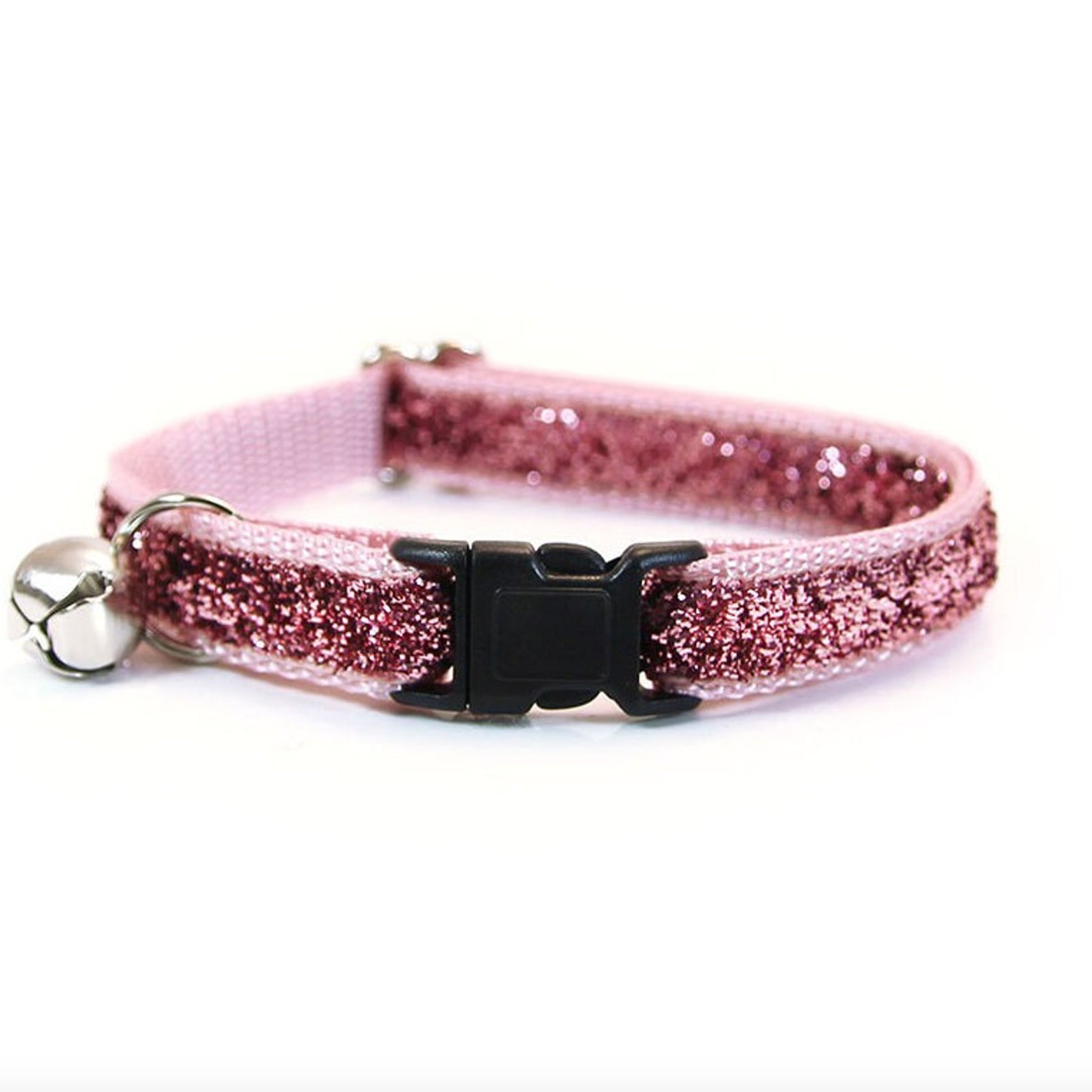 Sparkly Cat Collar tea Rose Light Pink Sparkle Etsy