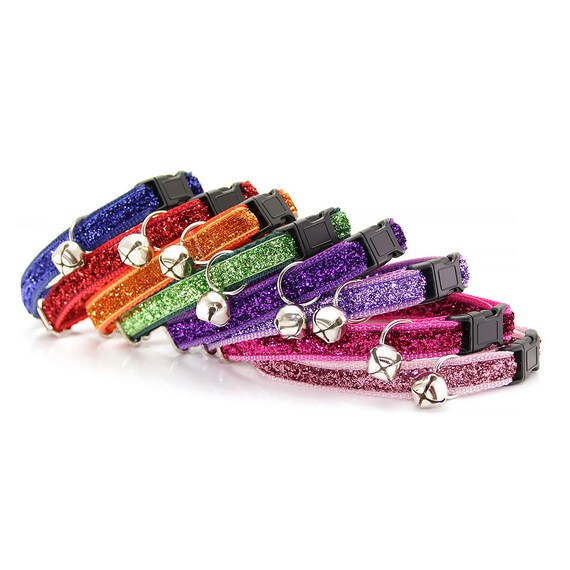 sparkly cat collar