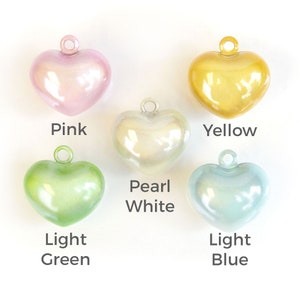 Pastell Katzen Glocke - ""Twinkle Heart Bell"" - Haustierhalsband Glocken / Katzenhalsband Herz Glocke / Hundeglocke / Katzenhalsband mit Glocke / Klingelton Glocke." Bild 2