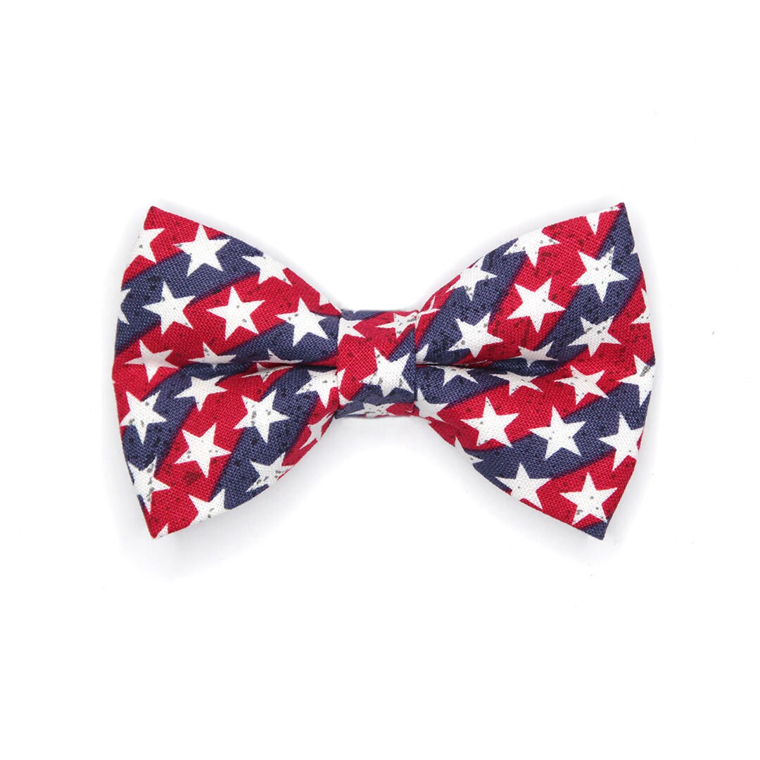 Cat Bow Tie americana Stars & Stripes Bowtie for Cat Collar ...