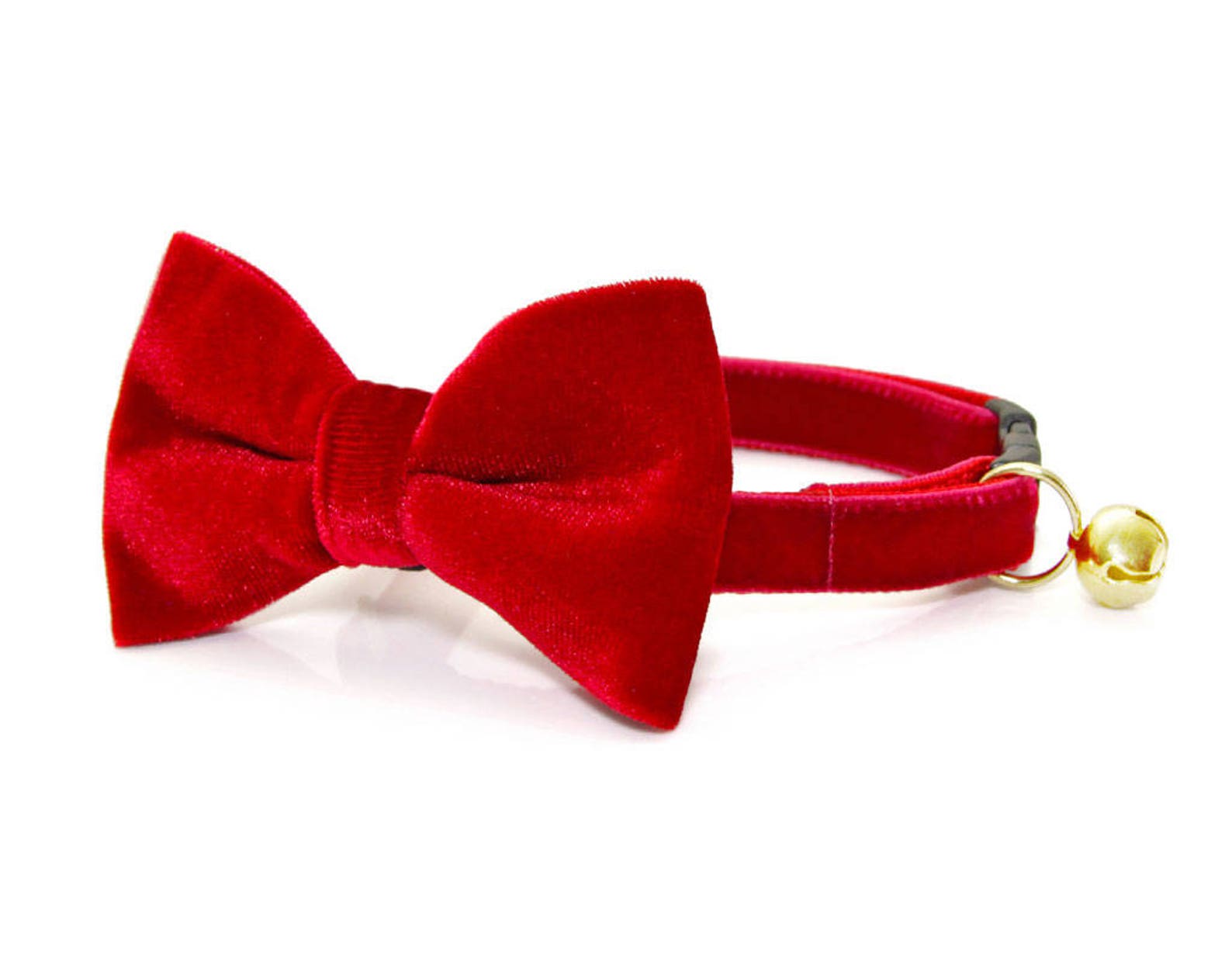 Holiday Bow Tie Cat Collar Set velvet Etsy