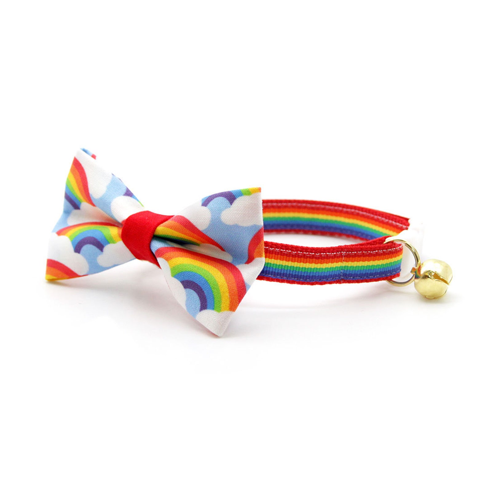 Cat Collar retro Rainbow Rainbow Cat Collar / Etsy