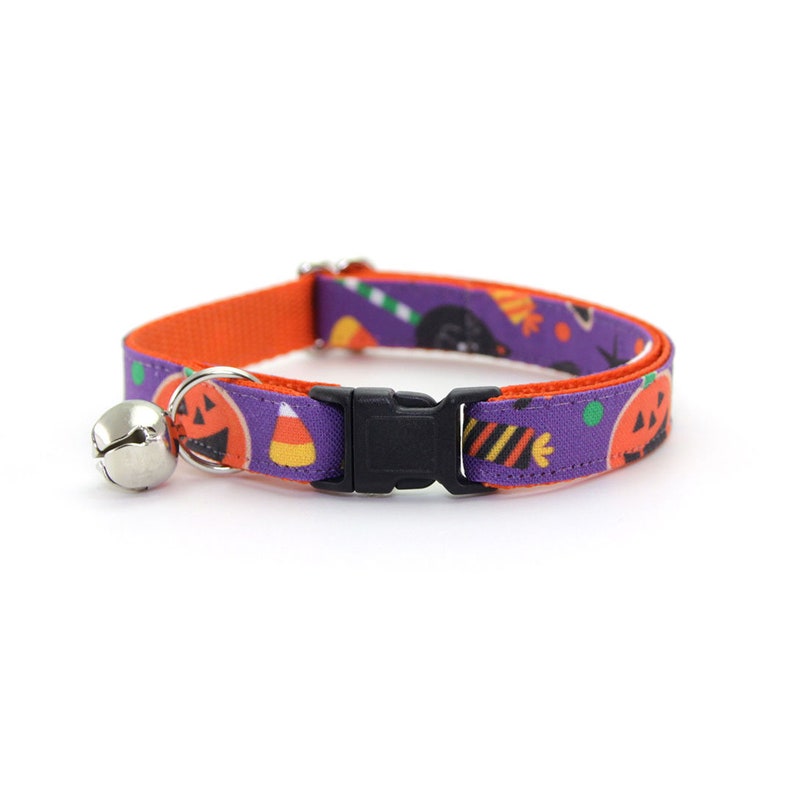Halloween Cat Collar witch's Brew Purple & Etsy