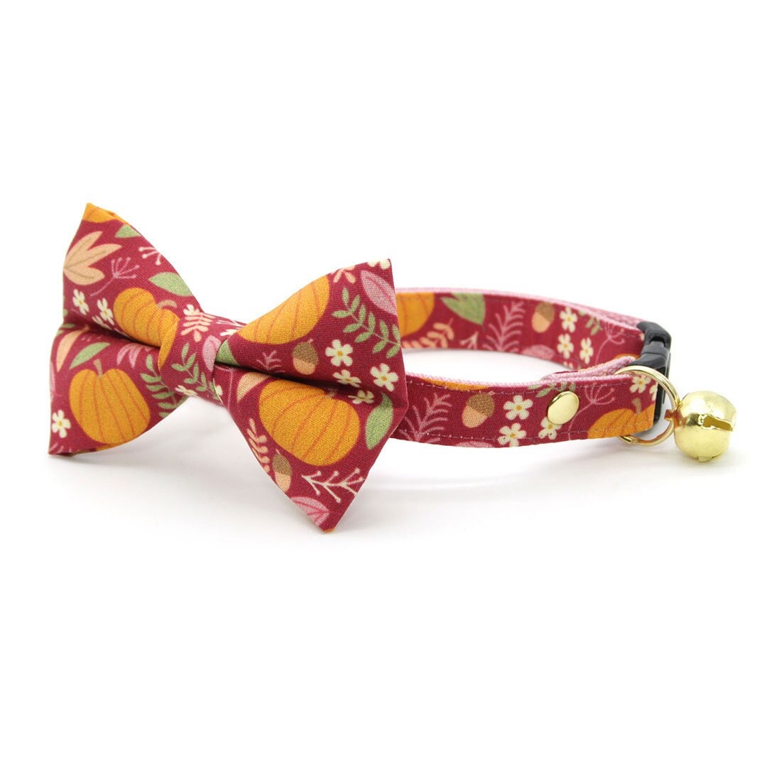 Katzenhalsband Set Für Feiertage – 3 Stück, Mit Fliege & Glöckchen, Verstellbar 18–30 Cm