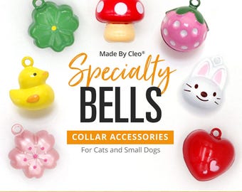 BoomBone Weihnachts-Katzenhalsband – 2 Stück, Mit Glöckchen Und Anhänger, Verstellbar 17-28 Cm