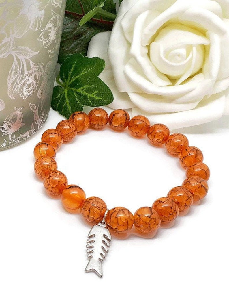 Pulsera De Espina De Arenque, Pulsera De Cadena De Ley