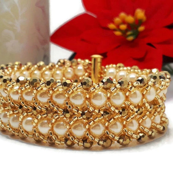 Spiral bracelet gold