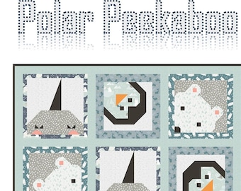 Polar Peekaboo Arctic Animals Sea Animals Quilt Pattern by Kelli Fannin Quilt Designs