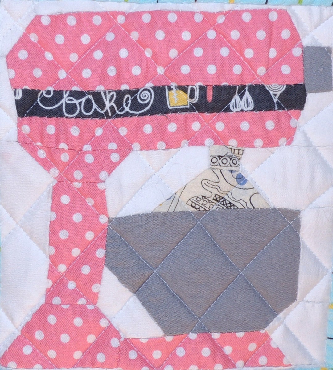 Mix It up with My Favorite Mixer English Paper Pieced Block Etsy