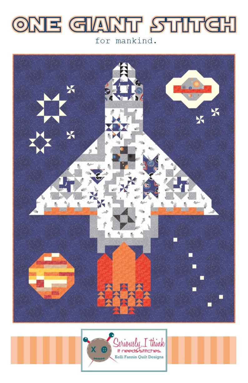ONE GIANT STITCH for mankind Quilt Pattern