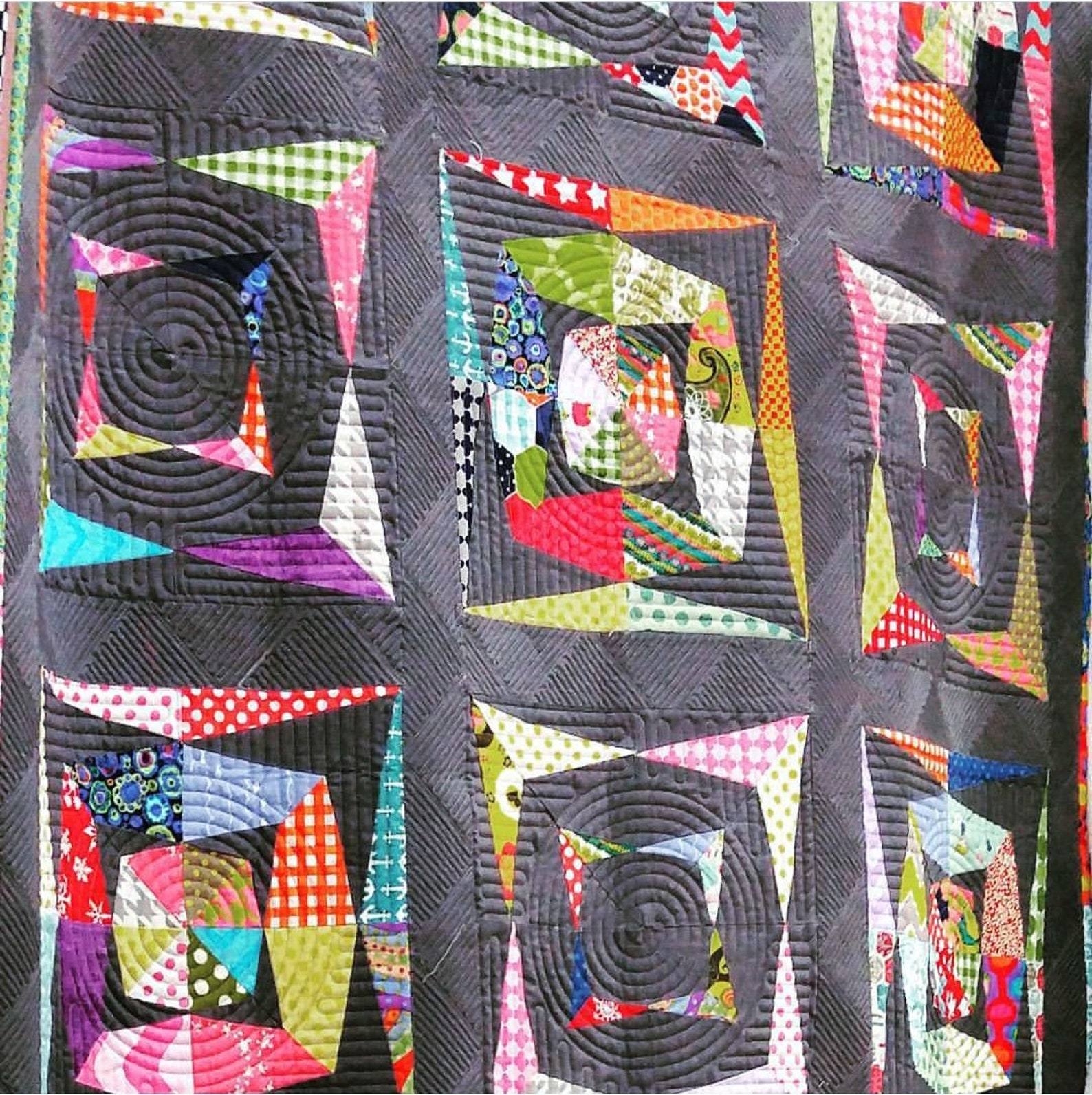 KaleidoScrap Quilt Pattern by Kelli Fannin Quilt Designs | Etsy