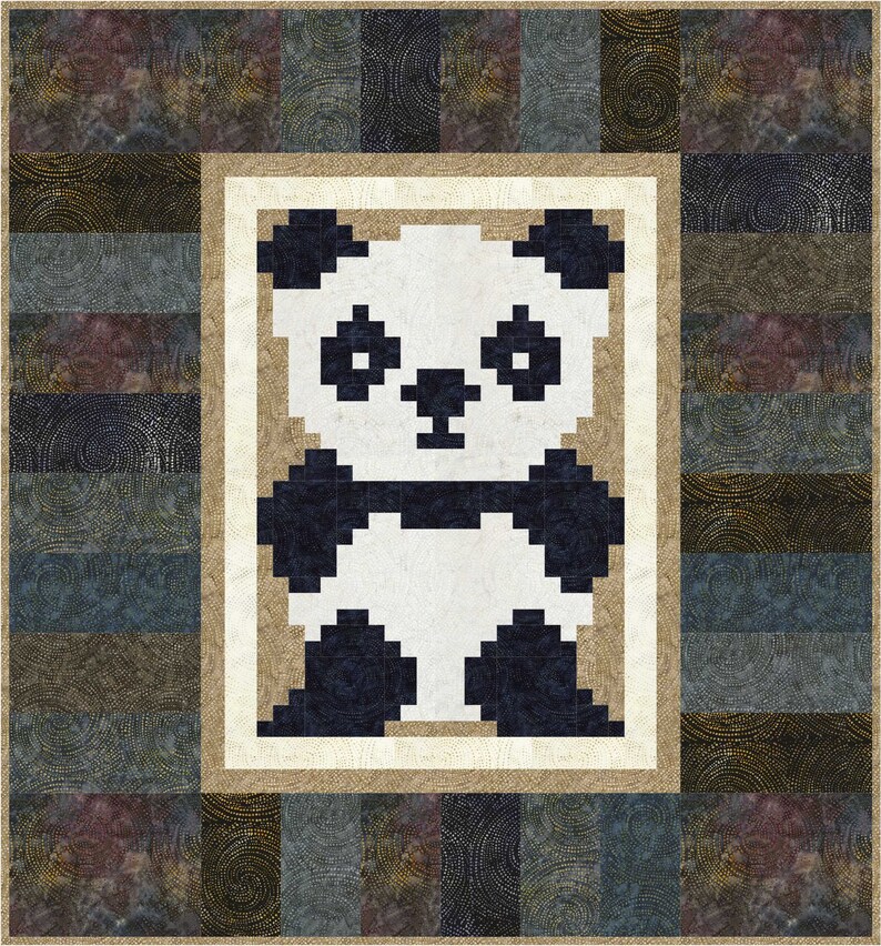 Bamboozle Panda Quilt Pattern Etsy