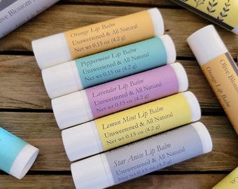 All Natural Lip Balm Made With Essential Oils