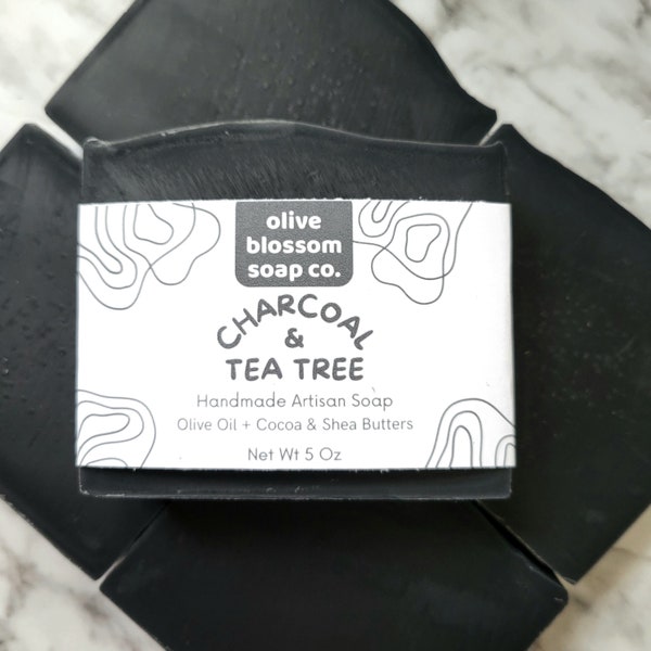 Charcoal & Tea Tree Facial and Body Soap