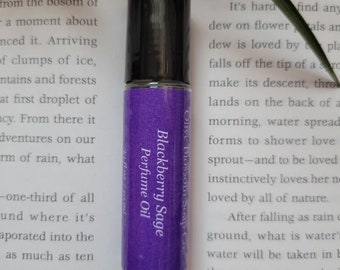 Blackberry Sage Perfume Oil | Roll On Perfume | For Women | Gift for Her | Handmade Perfume | Fruity Perfume Roller