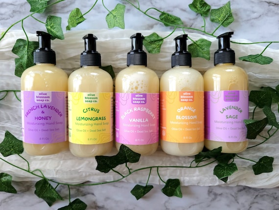 Liquid Hand Soap With Dead Sea Salt, Natural and Moisturizing