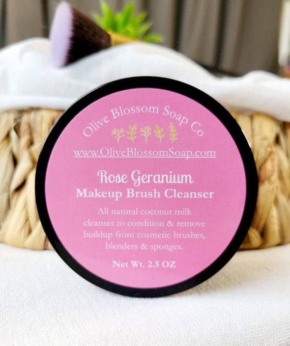 Rose Geranium Makeup Brush Cleaner 