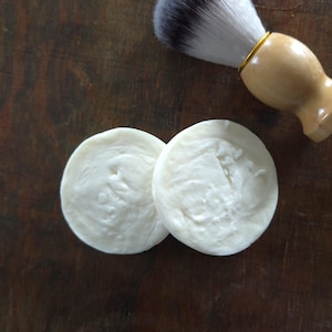 Shaving Soap Sample Puck Made with Tallow and Shea Butter