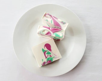 Pink Lilac & Willow Soap | Handmade Cold Process Hand and Body Bar for Easter and Spring