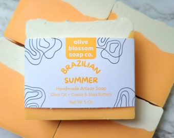 Brazilian Summer Handmade Cold Process Hand and Body Soap