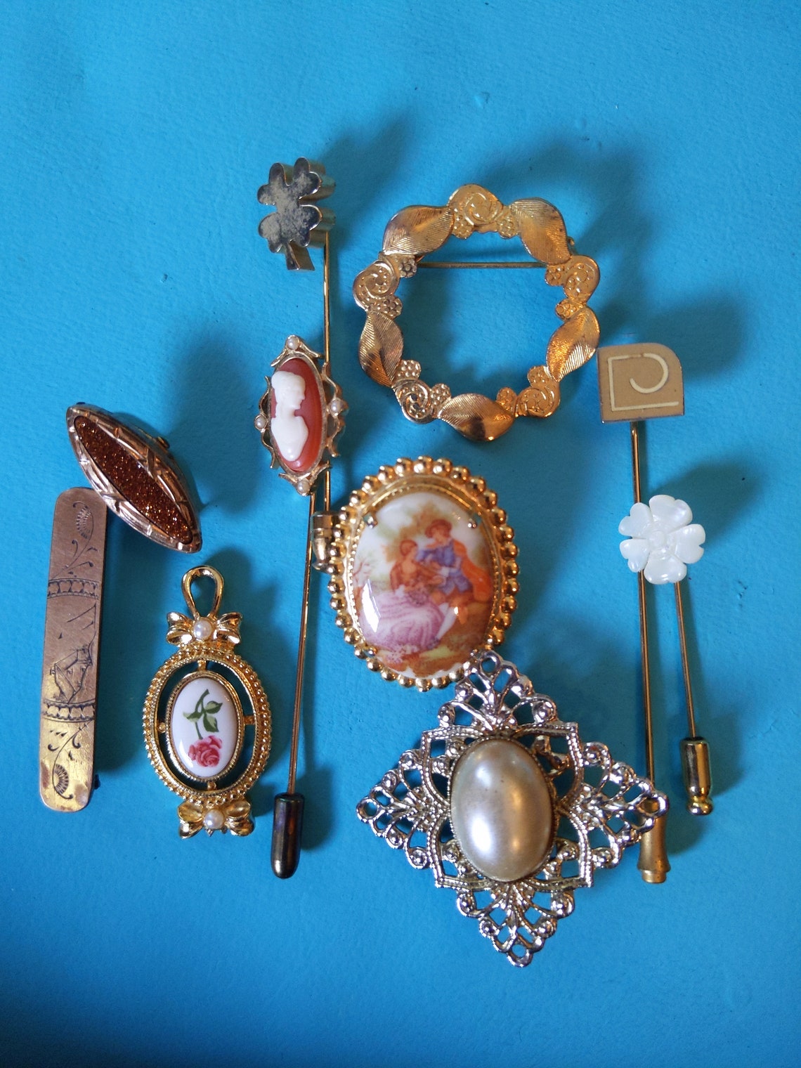 Vintage Jewelry Lot Etsy