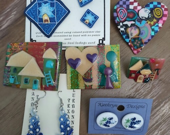 Vintage Artisan Jewelry Lot