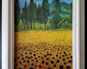 Tuscan Sunflowers Print