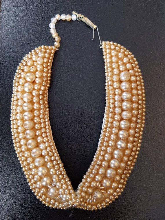 Vintage Pearl Choker Necklace - Gem