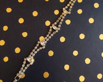 Beautiful Vintage Rhinestone Bracelet