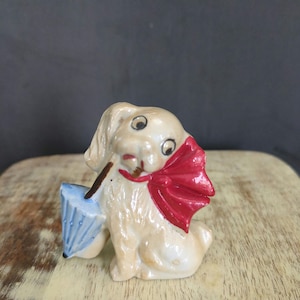 犬と子どもの置物 東洋の小さな陶器の動物の置物 2 体 子犬と子豚 ws2380E - Etsy 日本