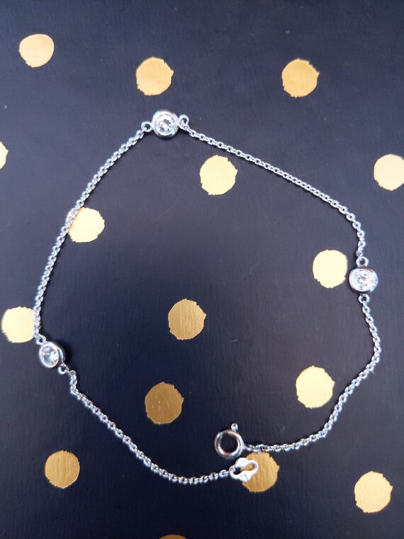 Rhinestone Rhinestone Bracelet - image 1