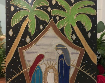 Nativity Painting