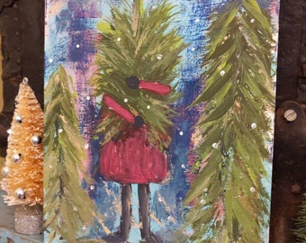 Tree Hunting Painting