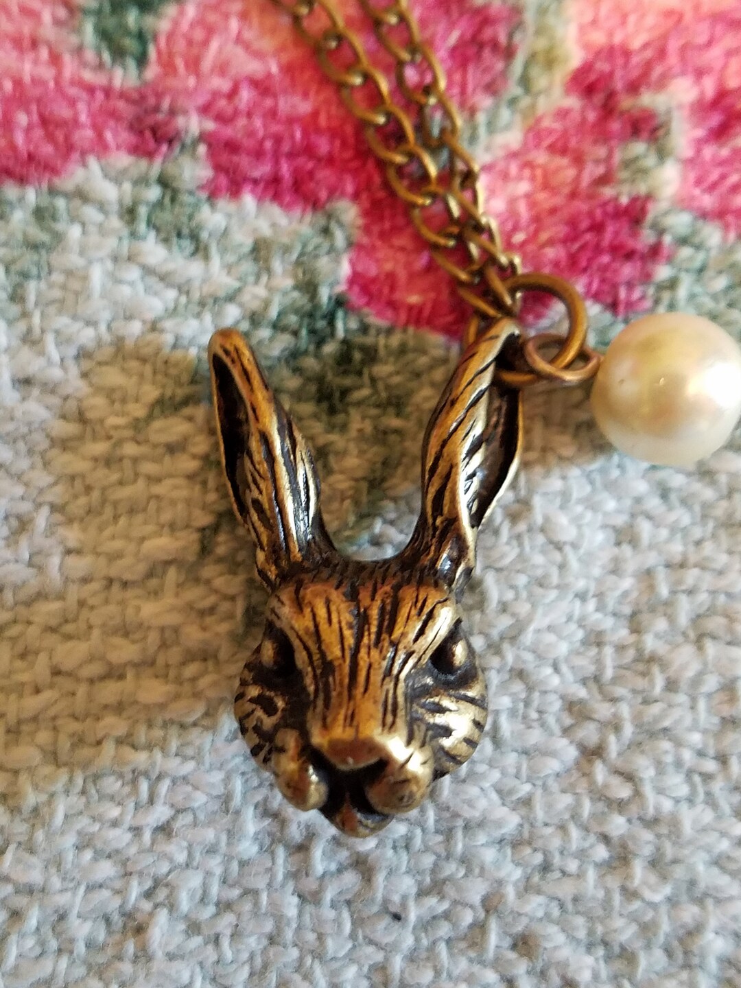 Sweet Rabbit Necklace - Etsy