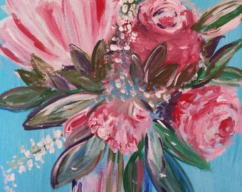 Summer Time Floral Painting