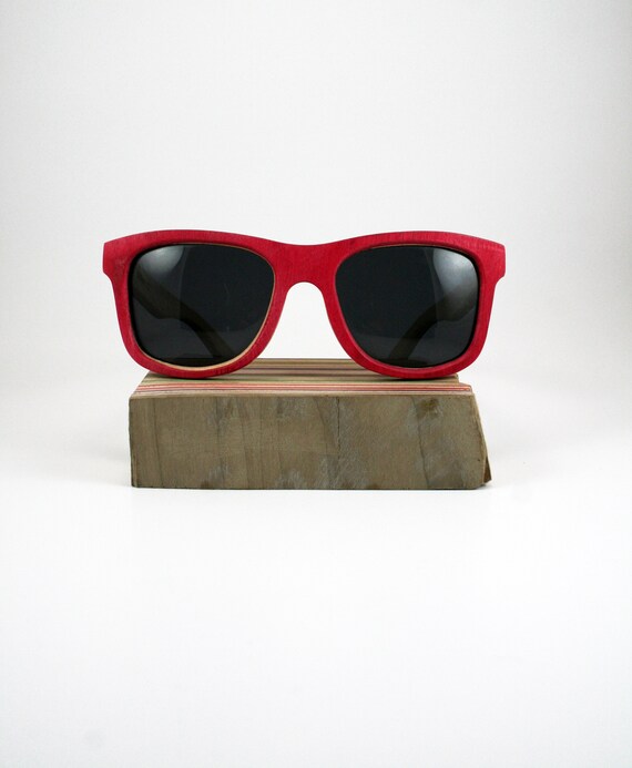 recycled skateboard sunglasses