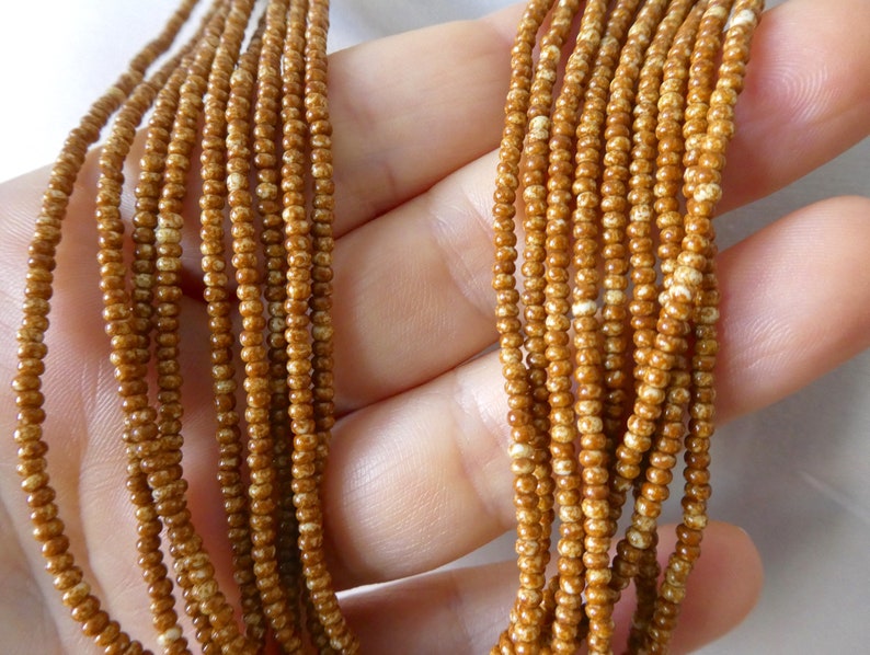 brown seed bead necklace, Boho Necklaces - Gifts for Women , bohemian necklace, brown jewelry image 8