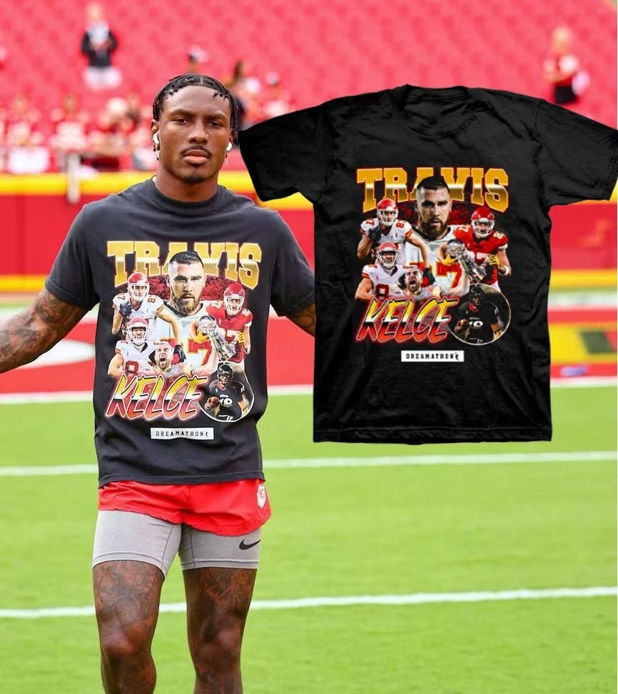 Discover Travis Kelce T-Shirt, Travis Kelce Vintage Shirt