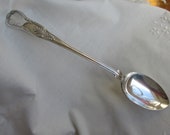 Serving Spoon - Silver Plate from Sheffield, England - quot Kings quot Pattern - Vintage