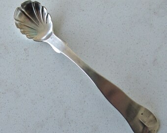 Coin Silver Mustard Spoon - Antique
