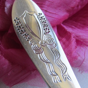 Serving Fork in Sterling Silver - Antique - Free Shipping