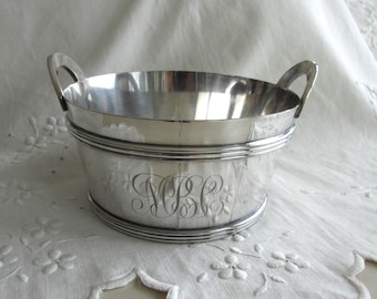 Wine or Champagne Bottle Coaster Barrel Form Arts and Crafts - Antique - Free Shipping
