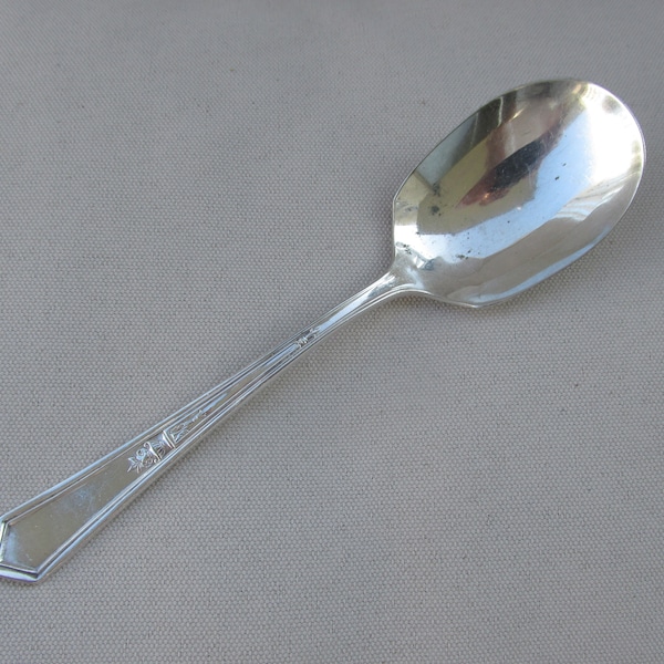 Sugar Spoon in "La Touraine" Silver Plate Pattern - Vintage