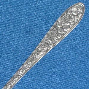 Jelly Server Silver Plate &quot;Met Rose&quot; Pattern - Vintage