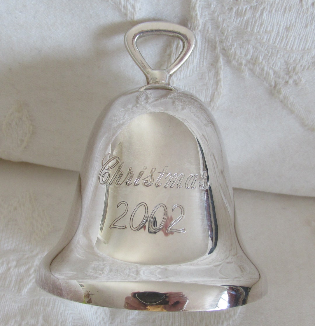 Silver Plate Bell Ornament by Reed and Barton Christmas Etsy