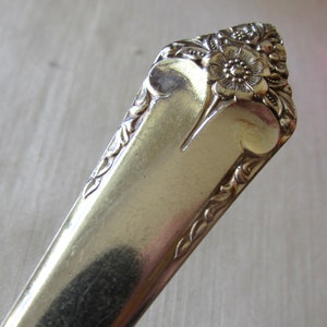 Tablespoon - Silver Plate in &quot;Starlight&quot; Pattern - Vintage