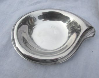 Vintage Silver Plate Bon Bon Bowl:  "Flair" Pattern